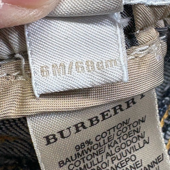 Burberry Jeans Size 6 Months - Picture 4 of 4